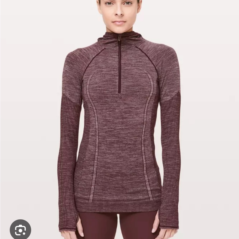 Lululemon swiftly wool half zip hoodie